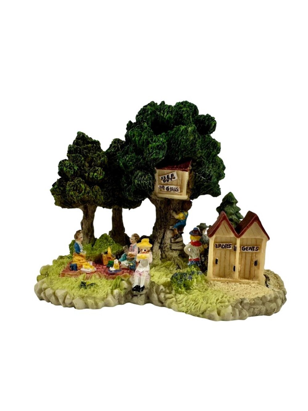 Liberty Falls Americana AH148 Perfect Day For A Picnic Hand-Painted Resin Figuri
